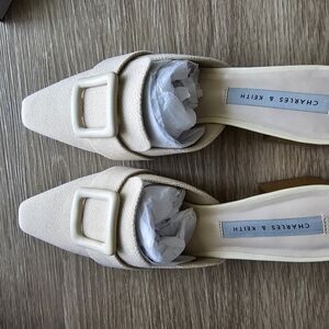 Charles & Keith Cream Women's Shoes